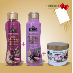 INICIO kit cebolla, ajo, germen de trigo y romero/3 productos